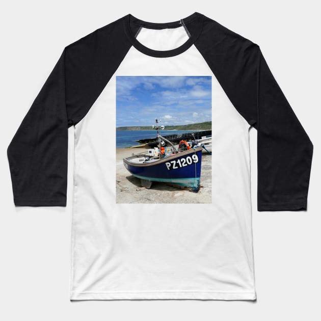 Sennen Cove, Cornwall Baseball T-Shirt by Chris Petty